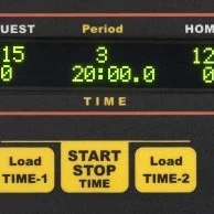 Resultattavle PS-M, mobil/transportabel, str. 55x35x9,5 cm