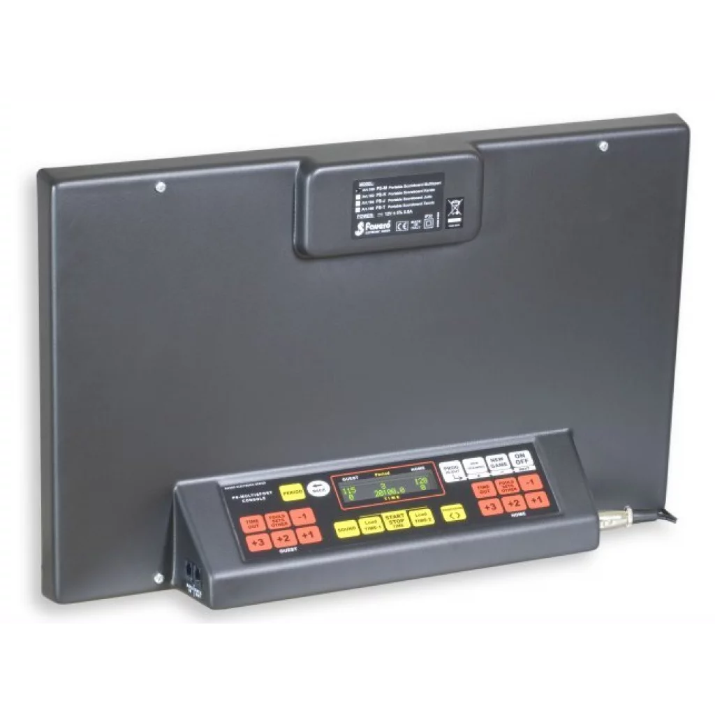 Resultattavle PS-M, mobil/transportabel, str. 55x35x9,5 cm