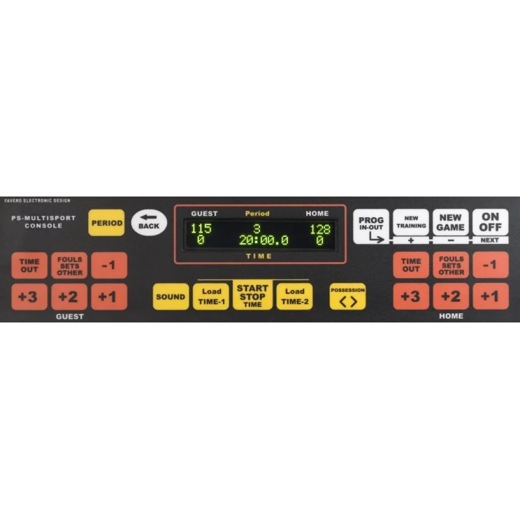Resultattavle PS-M, mobil/transportabel, str. 55x35x9,5 cm