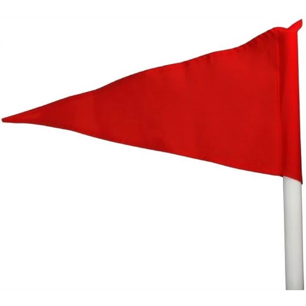 Hjørneflagg 30 mm Rød