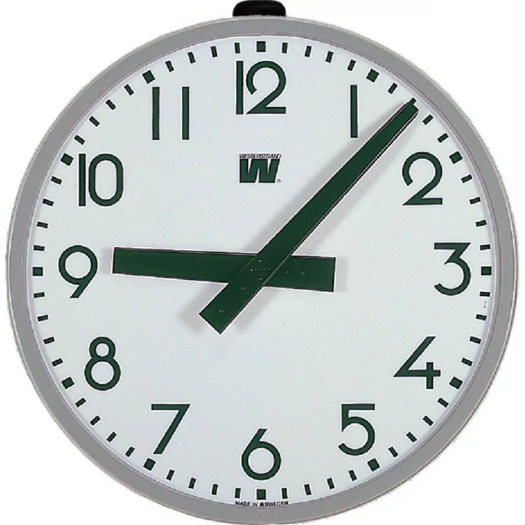 Analog veggklokke, Str.: 60 cm, Mod.: GPS