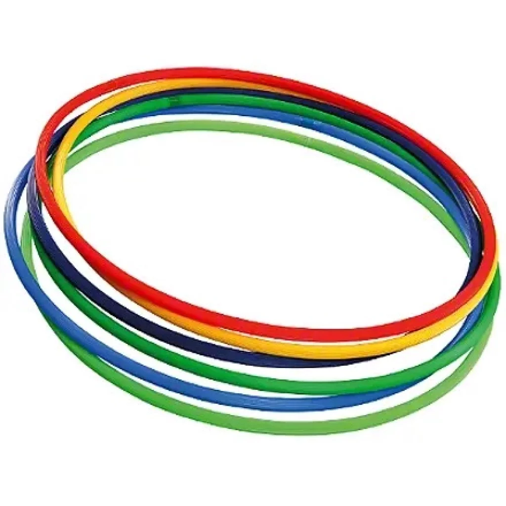 Rokkering Hula Hoop 60 cm ass.farger 5-pk