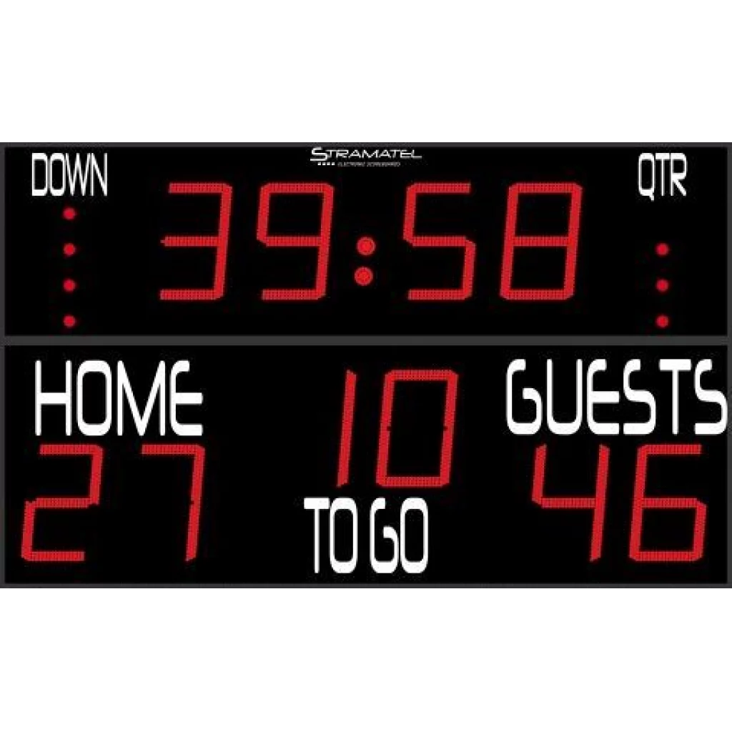 Resultattavle for amerikansk fotball  mod. FRC US