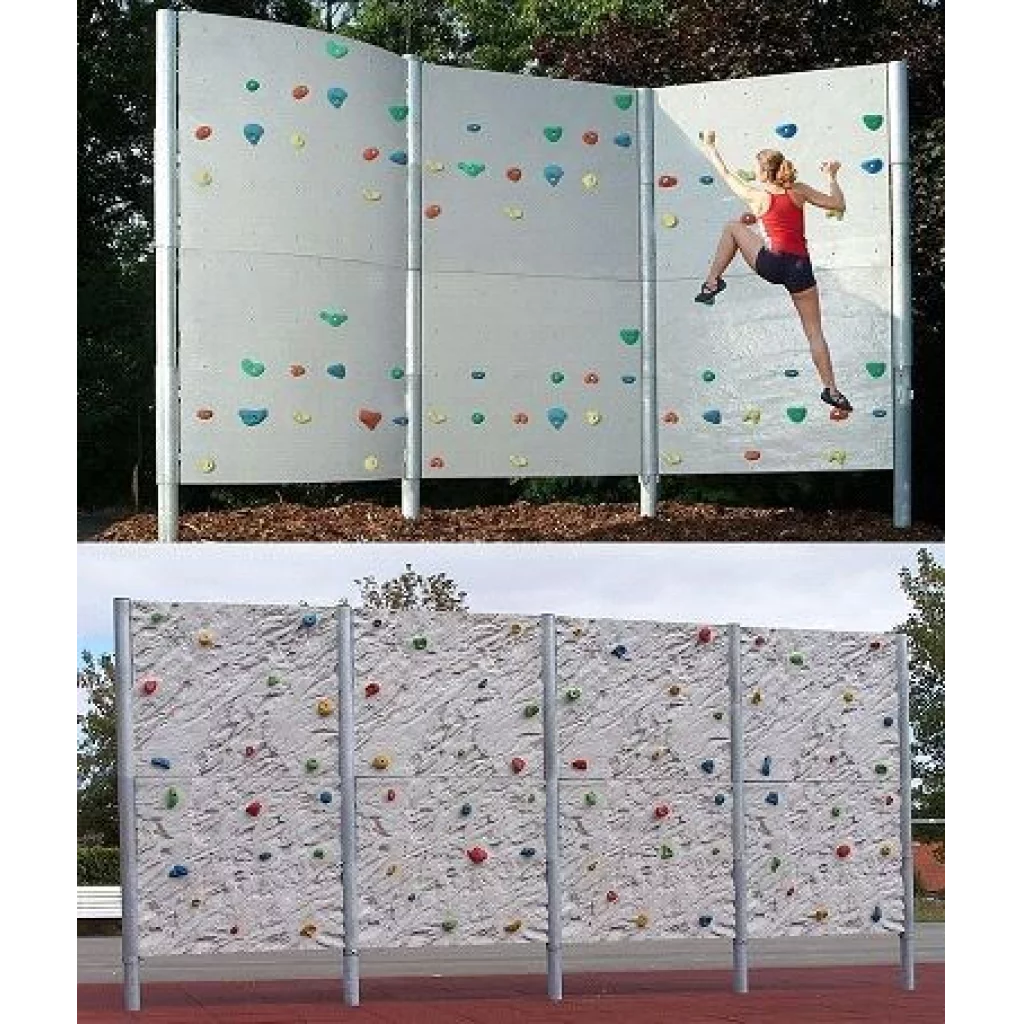 Buldrevegg i polymerbetong