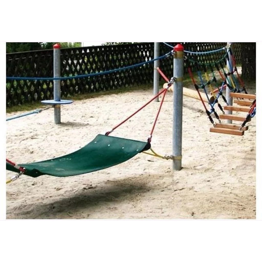 Gummi-hammock for stålstolper