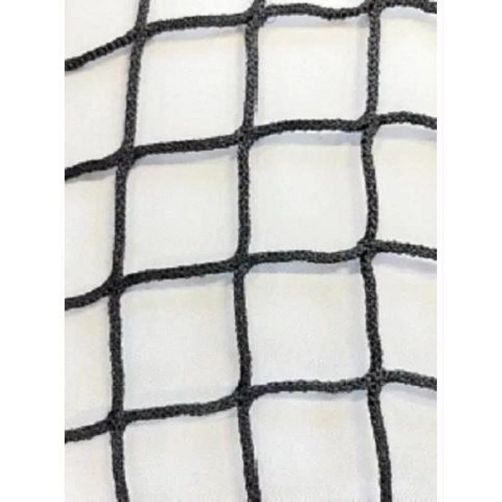 Ballfangernett 100 mm svart 3 mm PP