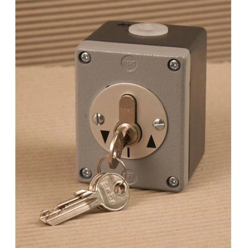 Nøkkelstrømbryter, utenpåliggende