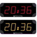 veggklokke-med-skuddsikkert-glass-farge-rod