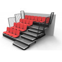 teleskoptribune-med-melody-stoler